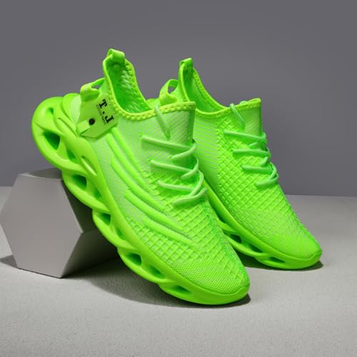 Image of EGMPDA Mens Shoes Running Slip On Tennis Walking Shoes Lightweight Breathable Sneakers for Gym Work Casual Soft Sole Trainers Non Slip Athletic Footwear
