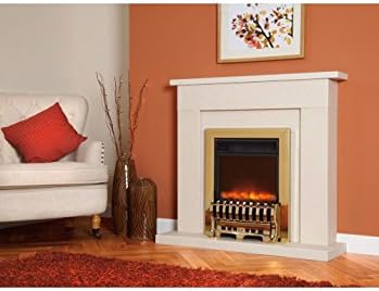 Celsi Electriflame Xd 16" Royale Hearth Mounted Electric Fire Brass
