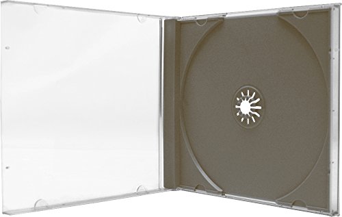 Thin Clear Plastic CD/DVD Sleeve with Flap and Adhesive Seal 5 x 5 Inch OPP - 500 Sleeves