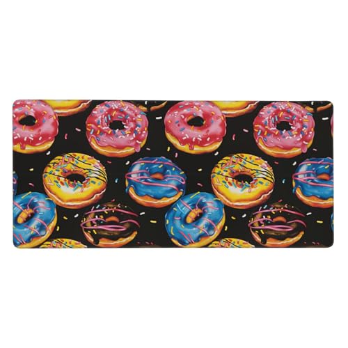 Tapis de souris de jeu grand format contre la glisse du clavier