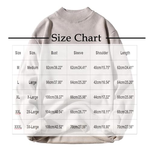 Cambkatl Men's Fleece Lined Basic Crewneck Sweaters - Casual Long Sleeve Loose 2025 Fall Knitted Pullover Sweater Tops3