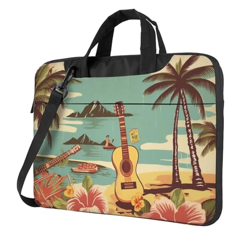 Bolso de Hombro para Laptop Vintage Hawaii Unisex miniatura 1