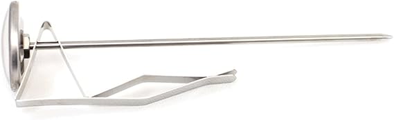 Barista Basics 5 Adjustable Milk Frothing Thermometer for Perfect Espresso, Latte, Coffee - NSF Approved, 0-220F Range