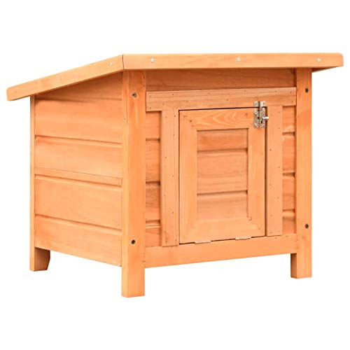 Cat House Solid Pine & Fir Wood 19.7