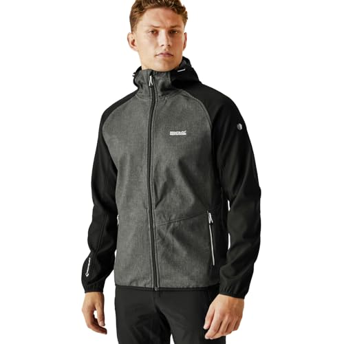Regatta Chaqueta Arec III Softshell para hombre, repelente al agua y resistente al viento, perfecta para actividades al aire libre, caminatas, senderismo y acampadas