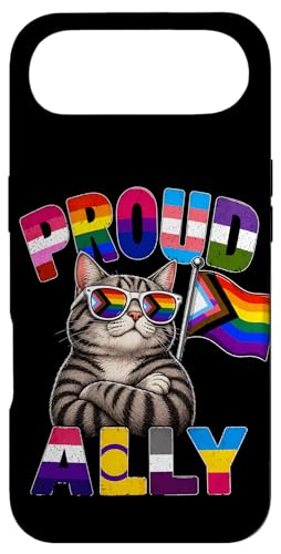 Proud Ally Cat LGBTQ�v���C�h���ԁB �X�}�z�P�[�X iPhone Air �p