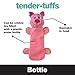 SmartPetLove Snuggle Puppy Tender Tuffs - Water Bottle Cruncher with Puncture Resistant Squeaker - Pig Bottle Cover Dog Toy