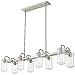 Z-Lite 471-8L-BN 8 Light Island/Billiard, Brushed Nickel