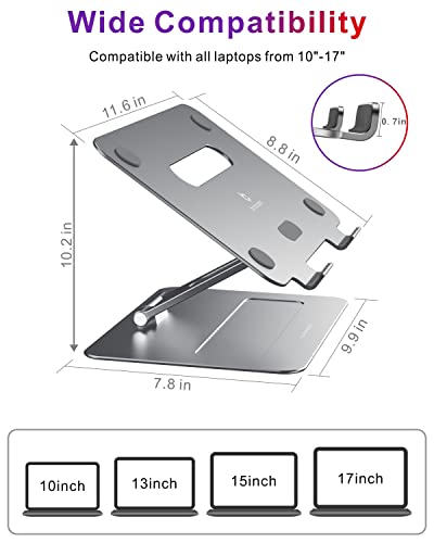 Laptop-Stand-brocoon-Adjustable-Laptop-Stand-for-Desk-Ergonomic-Aluminum-MacBook-Stand-with-Heat-Vent-Laptop-Riser-Compatible-for-10-17-Laptops