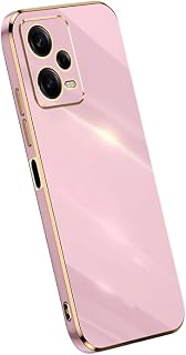 Funda de Teléfono Galvanizada For Xiaomi Poco X5 Pro 5G / Redmi Note 12 Pro 5G Funda TPU Sólido Delgada Carcasa Ajuste Luz Goma Duradero Anti-Rasguño Compatible con Redmi Note 12 Pro 5G Caso (E)