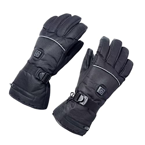 NAMOARLY Outdoor Gloves Heated Fingers Men's Snow Gloves 3 Modes Rechargeable Size s