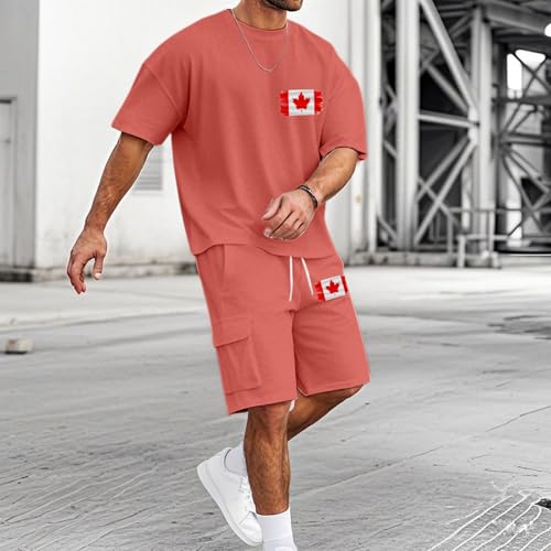 Tenue décontractée pour hommes avec drapeau du Canada coupe standard