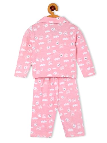 Image of The Mom Store Kids Cotton Night Suit for Boys and Girls | Breathable Night Dress for Kids Boys and Girls | Printed Nightsuit Pajama Set | Comfortable All-Season Sleepwear for Daily Use | Combo Set