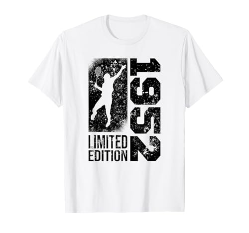 Giocatore di badminton Compleanno nata nel 1952 Badminton Maglietta