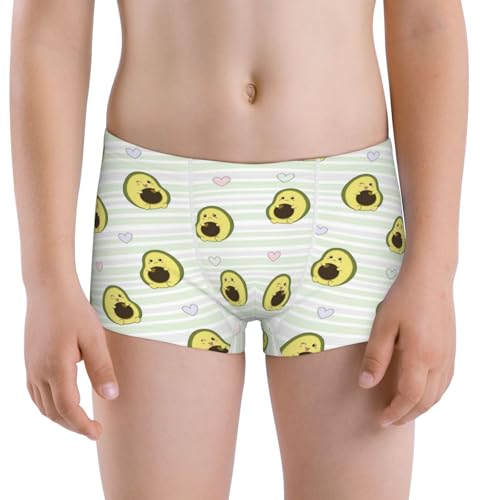 Boys' Cotton Boxer Brief Soft Underwear-Avocado Of A Hear