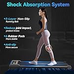 Walking Pad Treadmill for Home Office, Portable Under Desk Treadmill with Remote Control and LED Display, Walking Jogging Running Machine - Image 3