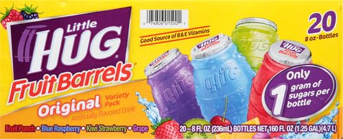 Little Hug 4 Flavor Team Pack Fruit Drink, 8 oz