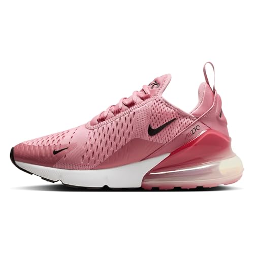 Nike Air Max 270 Women's Shoes (AH6789-607, Elemental Pink/Desert Berry/White/Black) Size 6.5
