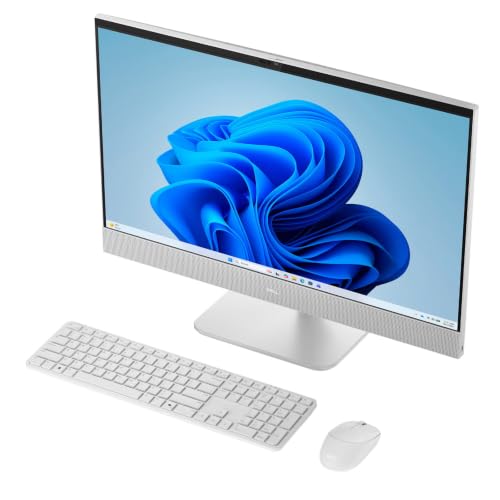 Image of Dell 27 inch All-in-One Desktop Computer Touchscreen, Intel 8-Core Ultra 7 355 | Copilot+ PC, 32 GB DDR5 RAM, 1 TB SSD, 27-inch FHD IPS Display, Wi-Fi 7, Bluetooth 6.0, Windows 11 Pro, Wireless KB & Mouse