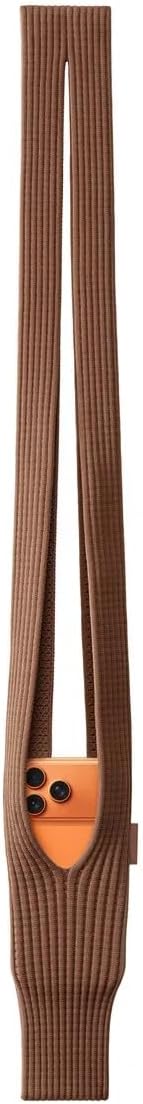 Creative Stretchable Pocket Phone Holder Strap – 3-Ply Braided Wearable Mobile Case, Nylon Polyester Crossbody Sleeve