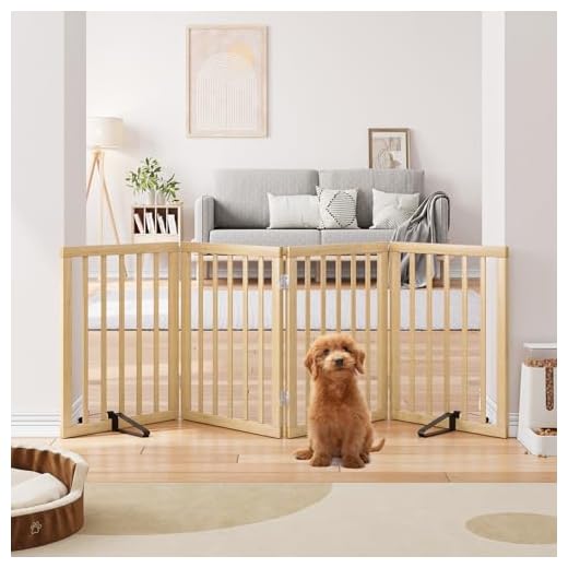 Semiocthome Bamboo 4-Panel Freestanding Gate
