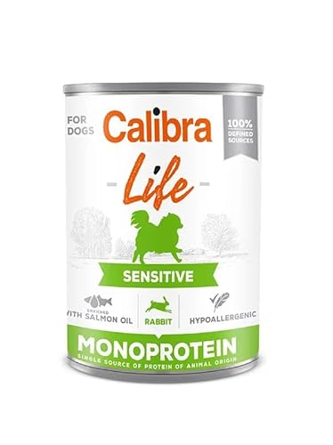 CALIBRA Dog Life Lata Sensitive Conejo 6X 400GR