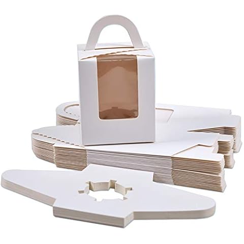 Goalfly Cupcake Boxes with Window, 24 Pieces Cover