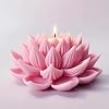 3D Elegance Lotus Candle Molds, Flower Lotus Silicone Mold for Candle Wax,Soap,Chocolate Cake, Aroma Plaster Diffuser,Decorated Crystal Epoxy