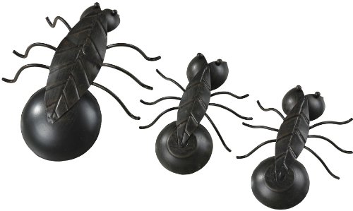 Estatua Decorativa de Hormigas en Metal Set de 2