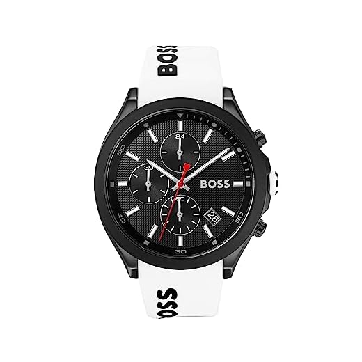 BOSS Reloj Analógico para Hombre de Cuarzo con Correa en Silicona 1513718