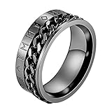 herrenring gold EINZIGARTIGES DESIGN ▶ Dieser Ring ist eine perfekte Kombination aus Wikinger-Rune und Spinner, ein ausgefallenes und lustiges Geschenk für Ihre Lieben. Drehen Sie es einfach frei, es hilft Ihnen, Angst und Langeweile zu lindern, und es funktioniert auch als Gebetsring mit diesen Amulett-Wikinger-Runen.