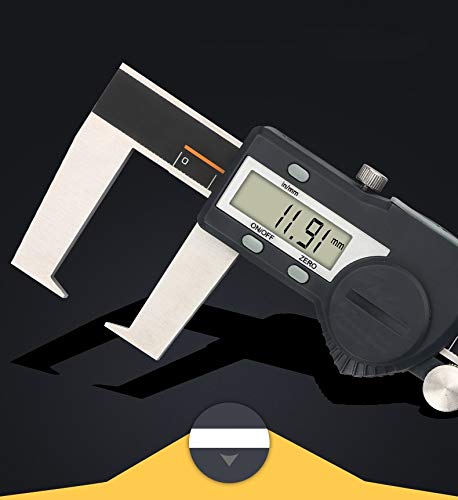 WYGC Digital Vernier Calipers Flat Head Outer Groove Calipers 0-150mm Digital Caliper Caliper Gauge Measuring Tool with Large Lcd Screen
