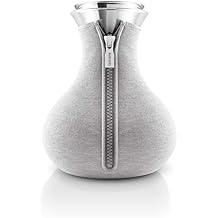 Eva Solo | Tea-maker 1.0l | Drip-free Borosilicate Glass with Insulating Neoprene Cover | Danish Design, Functionality & Quality | Light Grey