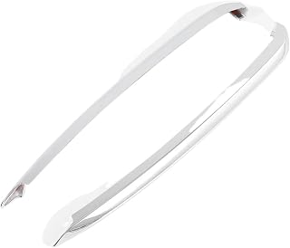 Car Front Fog Light Lamp Eyebrow Cover Trims Compatible For Mazda 6 M6 Atenza 2019 2020 2021 2022 2023 2024 Black Foglight Eyelid Strips(ABS Chrome)