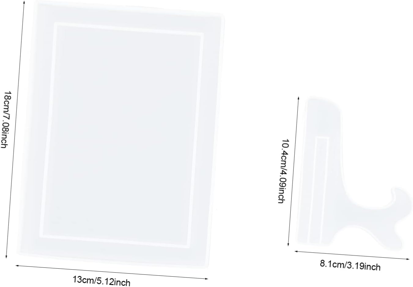 Uonlytech 1set Photo Frame Tool Silicone Epoxy Mold for Crafting Unique Frames Easy to Use Lightweight and Flexible for Creative Home Decor and