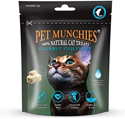 Pet Munchies Natural Freeze Dried Cat Treats (Fish Fillet, 1 Pack)
