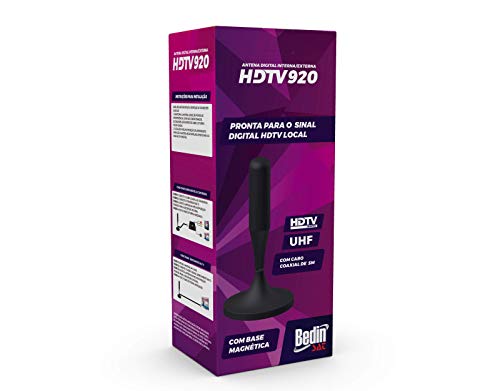 Antena, Bedin Sat, 0050802027, Preto