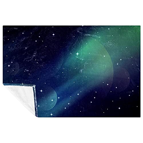 Couverture douce ciel étoilé 150x100 cm pour lit et canapé - 2