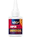 Produktbild Sekundenkleber extra stark universal 25g - wasserfest, hitzebeständig & mit Nadel Verschluss gegen Austrocknung nach Benutzung