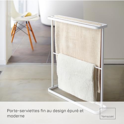 Sèche-serviette compact Yamazaki à triple barre de séchage