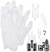 Produktbild AGT Reparatur Kleber: Reparatur-Set aus Sekundenkleber & Granulat (schwarz/weiß/transparent) (Kleber Set, Granulat Kleber, Reparaturset)