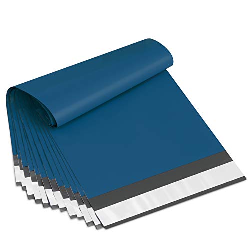 Enveloppes d'expédition plastique bleu marine 15,2x22,9 cm pochette auto-scellée