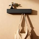 garderobe schwarz ikea 1️⃣ Platzsparend und elegant – Diese Wandgarderobe mit 5 verdeckten Haken ist perfekt zum Aufhängen von Jacken, Schals, Taschen oder Schlüsseln, während Ihr Flur oder Schlafzimmer ordentlich bleibt