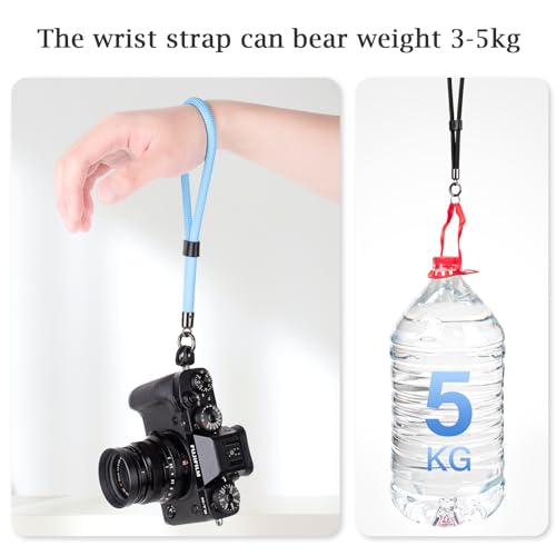 VOVMOEYA Camera Wrist Strap Rope,Camera Hand Strap Compatible with Fujifilm XT5 XH2S Nikon Z30 Z50 Canon EOS R6 R10 R50 Sony A6700 A6400 A6000 A7C II A7IV DSLR Camera - Image 3