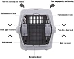 AxGear Pet Transport par ligne aérienne Cage Transport Transporteur Chien Cat Voyage Camping
