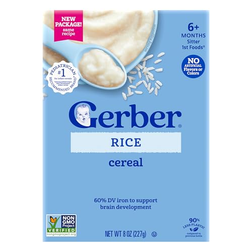 GERBER CEREAL FOR BABY Infant Dry Cereal Rice 1ST FOODS Non 