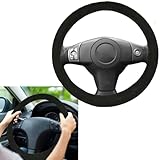 12V Heated Steering Wheel Cover, 15 Inch Cordless Rechargeable Car Heated Steering Wheel Cover, Hand Warmer Suede 5 Seconds Fast Heating
