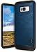 Samsung Galaxy S8 Plus 2017 Case, Ringke [Flex S Series] Coated Textured Leather Flexible TPU Shock Protection Durable Sophisticated Stylish Case – Deep Blue