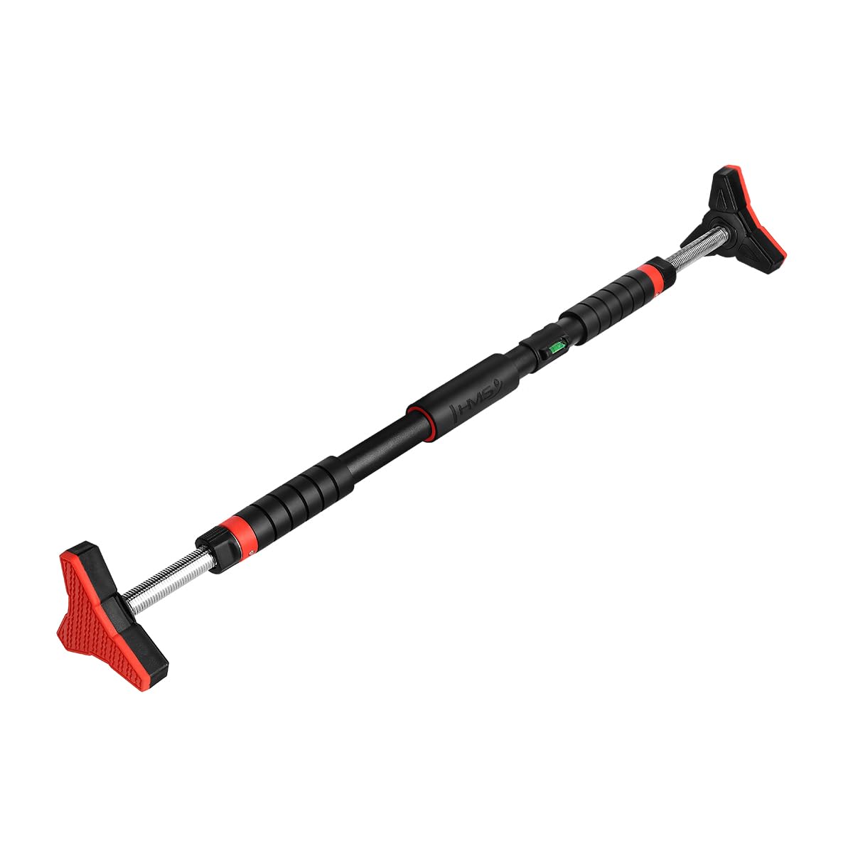 HMS DD400 Barra Per Trazioni Con Livella | Larghezza Regolabile 70-106 Cm, Pull-up Bar Da Porta, Attrezzo Palestra Casa