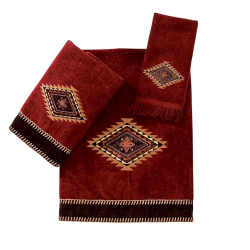 Avanti Linens Mojave Badetuch Fingertip Towel Korallenrot